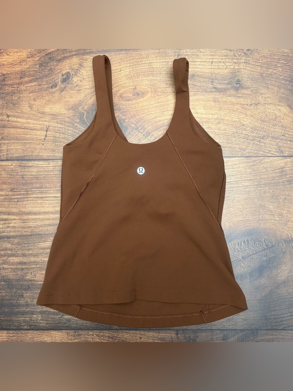 Lululemon Align Waist Length Tank Top In Roasted Brown Size 4